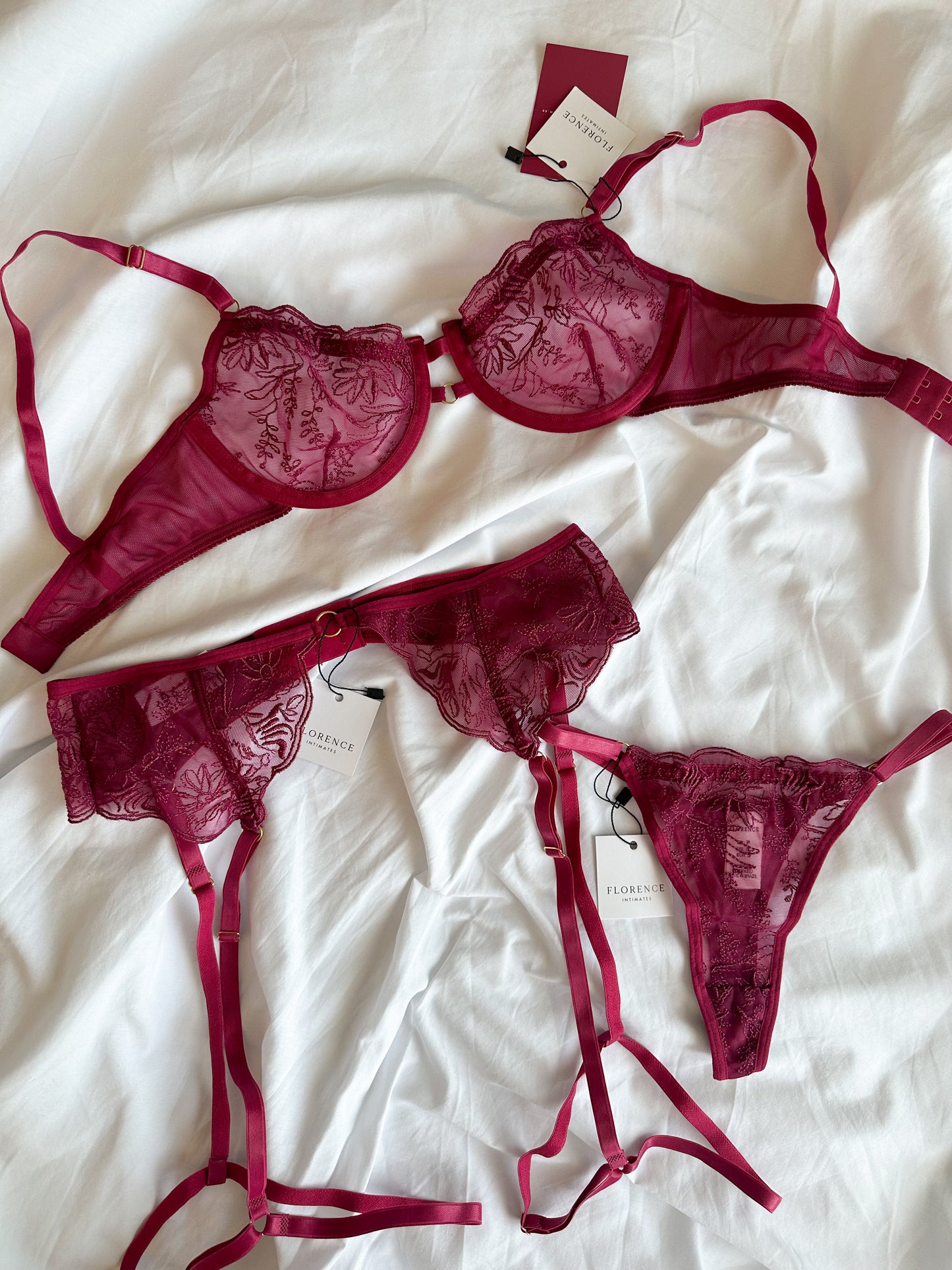 Agnes Lingerie Set with Garter Belt